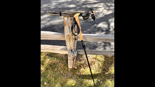 Demonstration of the Operation of the Komperdell CARBON FXP 4 SUMMITVARIO Trekking Poles [upl. by Ayrb]