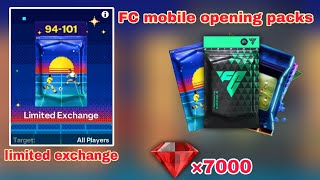 FC MOBILE 24  OPENING PACKS  LIMITED EXCHANGE  RETRO STARS [upl. by Atwekk]