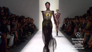 FALGUNI amp SHANE PEACOCK  MERCEDESBENZ FASHION WEEK SPRING 2012 COLLECTIONS [upl. by Linnet]