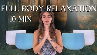 Progressive Muscle Relaxation For Anxiety Sound Bath [upl. by Bergeron]