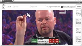 Dart WM 2017 Barneveld vs A Lewis [upl. by Eardnoed]