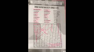 DressMaker’s Dream word puzzle puzzle shorts shortsvideo entertainment trending viralvideo [upl. by Friedrich471]