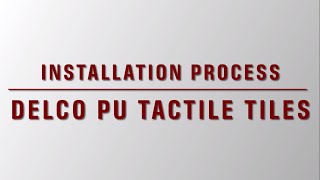 HOW TO INSTALL OUR TACTILE TILES [upl. by Hteik721]