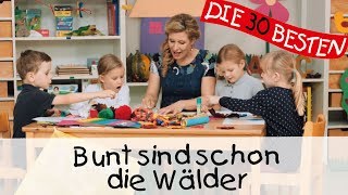 👩🏼 Bunt sind schon die Wälder  Singen Tanzen und Bewegen  Kinderlieder [upl. by Eppilihp]