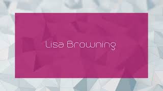 Lisa Browning  appearance [upl. by Ahseenal]