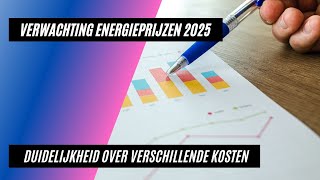 Verwachting Energieprijzen 2025  Energierekening Hoger [upl. by Annoled]