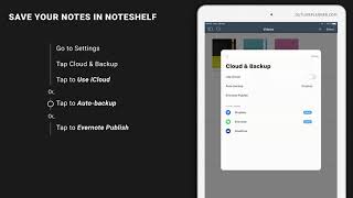 Save your digital notebooks outside Noteshelf backup ideas [upl. by Moselle]