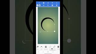 How to draw moon 🌙 in Pixellab  moon design in pixellab pixellab pixellabtutorial [upl. by Alatea73]