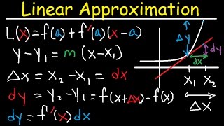 Linear Approximation Differentials Tangent Line Linearization fx dy dx  Calculus [upl. by Imtiaz]