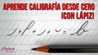 ➡️ APRENDER CALIGRAFÍA DESDE CERO  Pauta PDF [upl. by Kirk618]