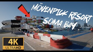 Mövenpick Resort Soma Bay 5 NEW 4K VIDEO WITH AQUAPARK [upl. by Gilly632]