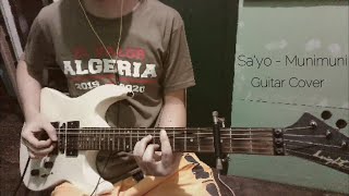 Sayo  Munimuni Guitar Cover [upl. by Good]