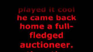 The Auctioneer  Leroy Van Dyke With Lyrics [upl. by Ahsyak]