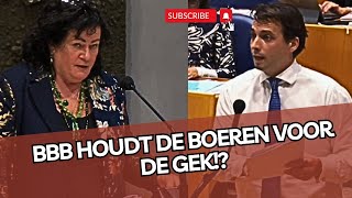 Baudet zet Caroline van der Plas KLEM De boeren worden BEDROGEN [upl. by Chandler253]