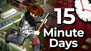 Project Zomboid But Days Are Only 15 MINUTES [upl. by Sumaes191]