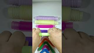 Satisfying Voicing of POP TUBE satisfying colormixing sharkzhan relaxing poptubesound asmr [upl. by Akerehs]