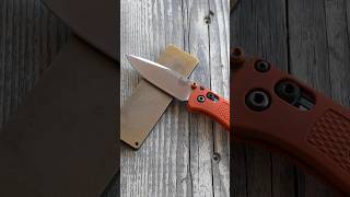 how to sharpen a pocket knife in 60 seconds [upl. by Fokos796]