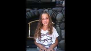 10 year old No One Alicia Keys  cover by Jessica Baio [upl. by Seyah]