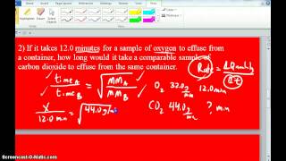 Gas Laws Grahams Law [upl. by Featherstone]