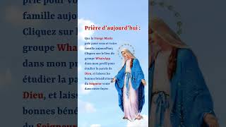 🇫🇷Que la Vierge Marie prie pour vous et votre famille aujourdhui  chretien france dieu [upl. by Rame]