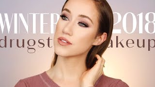 WINTER 2018 DRUGSTORE MAKEUP TUTORIAL [upl. by Akla313]