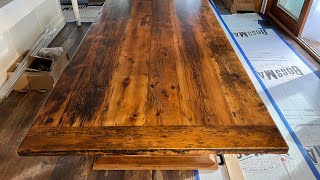 10’ Ontario Barnwood Frame Base Table [upl. by Atterbury]