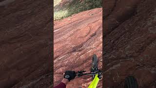 Shredona FIRST DROP IN Hangover Mountain Bike Trail in Sedona Arizona 😱 sedona mtb goprohero13 [upl. by Amieva]