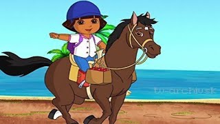 Dora enjoying horse riding drawing [upl. by Nnaeirual]