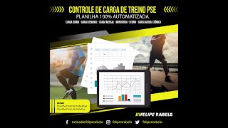 Tutorial  Planilha Controle de Carga de Treino PSE  Esporte Coletivo [upl. by Eddra]