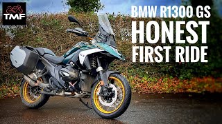 BMW R1300GS In Depth  Honest First Ride Review [upl. by Vasiliki]