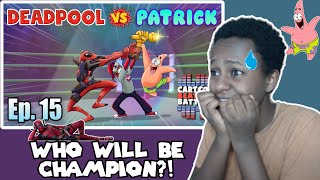 Cartoon Beatbox Battles Deadpool Vs Patrick  REACTION [upl. by Venable]