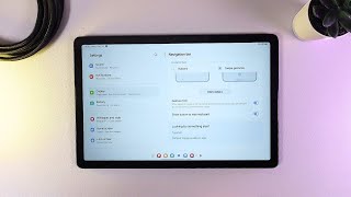 How to Turn OnOff 3 Buttons Navigation on Samsung Tab A9 [upl. by Aimaj]