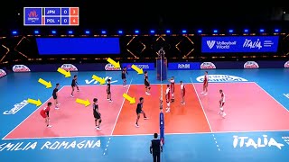 20 GENIUS Actions by Volleyball Team Japan [upl. by Qiratla]