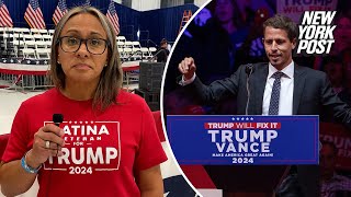 Puerto Rican veteran rips bumbling idiot Biden for calling Trump supporters garbage [upl. by Kcirdled106]