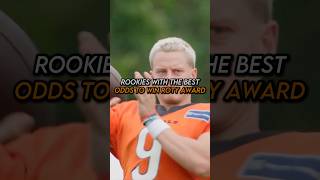 Rookies with the best odds to win roty nfl fypシ゚ [upl. by Cromwell504]