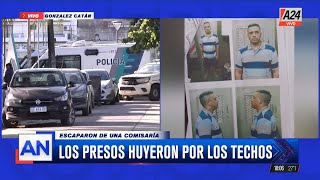 🚨González Catán presos escaparon por los techos de una comisaría [upl. by Hershell508]