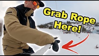 How to Ride a Ski Tow Rope  Beginner Guide [upl. by Amersham]