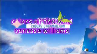 Colors Of The Wind karaoke vanessa williams [upl. by Ayaet965]