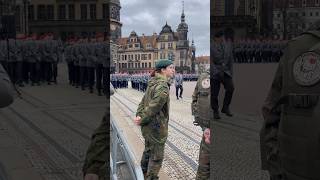 Einmarsch 2 Inspektion OSH Dresden 🦅🇩🇪 bundeswehr militär tradition soldaten parade [upl. by Eibrad926]