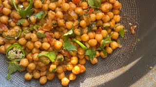 CHICKPEA RECIPE  High Protein lunch Vegetarian Meal [upl. by Orravan]