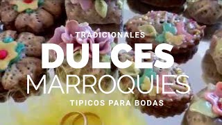 Dulces marroquíes Pastelillos de cacahuete receta fácil modelos exclusivos [upl. by Nawat]