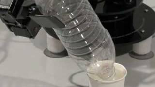 Robai Cyton Robot Pouring Water from a Bottle [upl. by Ahsielat]