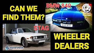 Wheeler Dealers Where Are They Now BMW 840 amp Triumph Stag [upl. by Alicsirp]