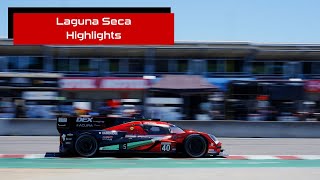 IMSA 2024 Highlights Laguna Seca [upl. by Akenot]