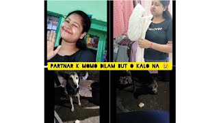 partnar k momo dilam but kalo na 😢ishavlogs ❤️ [upl. by Bozuwa]