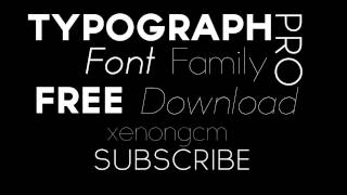 TYPOGRAPH PRO Font FREE DOWNLOAD [upl. by Victory614]