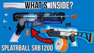 How To Take Apart SPLATRBALL GUN SRB1200 Gel Blaster to Fix Repair Upgrade Mod gearbox gears [upl. by Elletse]