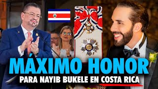 Costa Rica se paraliza con la llegada de Nayib Bukele 🔥 El pueblo Tico lo quiere de Presidente [upl. by Ynoyrb]