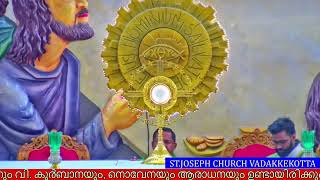 26 OCTOBER 2024  0630AM  HOLY MASS  STJOSEPHS CHURCH VADAKKEKOTTA [upl. by Burford894]