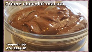 Recette de crème au chocolat maison [upl. by Ennaul]